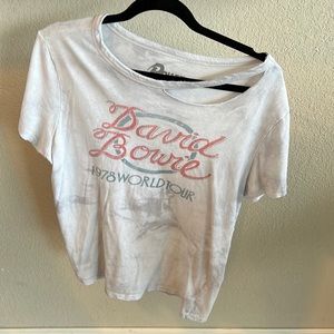 David bowie graphic tee